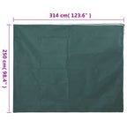 Copertura con Cerniera per Piante 70 g/m² 3,14x2,5 m