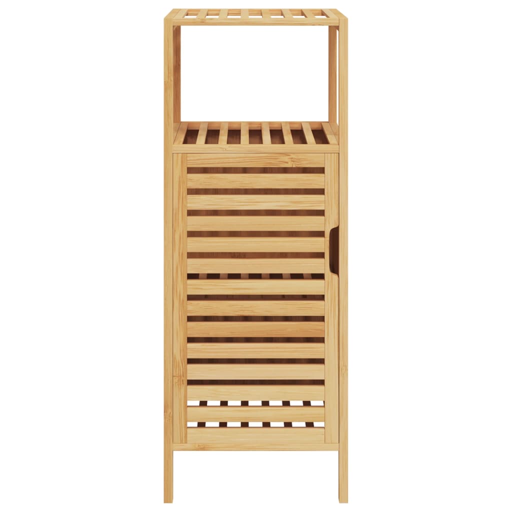 Mobile da Bagno con Ripiano 36x33x87 cm in Bambù