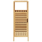 Mobile da Bagno con Ripiano 36x33x87 cm in Bambù