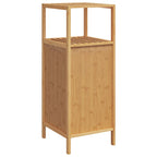 Mobile da Bagno con Ripiano 36x33x87 cm in Bambù