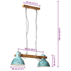Lampada Pensile 25 W Blu Anticato 85x28x109 cm E27