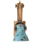 Lampada a Parete 25 W Blu Anticato 96x15x20 cm E27