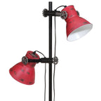 Lampada da Terra 25 W Rosso Anticato 25x25x90/140 cm E27