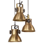 Lampada Pensile 25 W Ottone Anticato 30x30x100 cm E27