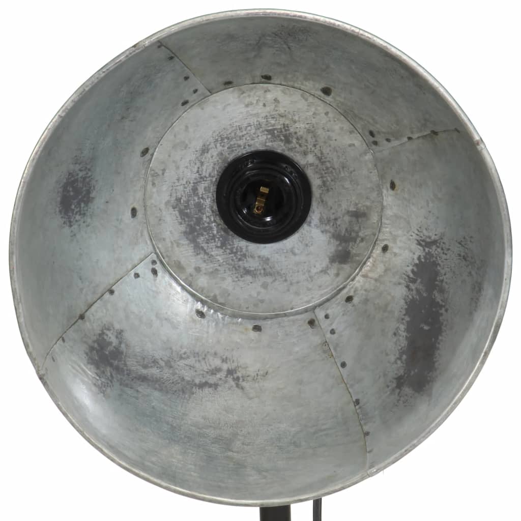 Lampada da Terra 25 W Argento Vintage 30x30x100-150 cm E27
