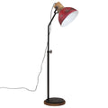 Lampada da Terra 25 W Rosso Anticato 30x30x100-150 cm E27