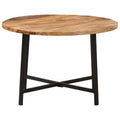 Tavolino da Salotto 54x54x35 cm Legno Massello Mango e Ferro