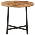 Tavolo da Salotto 45x45x40cm in Legno Massello di Mango e Ferro