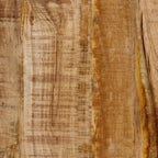 Tavolino da Salotto 35x35x45 cm Legno Massello Mango e Ferro