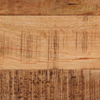 Comodino a Parete 40x30x25 cm in Legno Massello di Mango