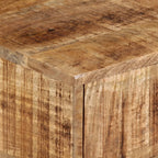 Comodino a Parete 40x30x13,5 cm in Legno Massello di Mango