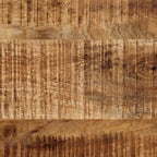 Comodino a Parete 40x30x13,5 cm in Legno Massello di Mango
