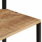 Appendiabiti con Scarpiera 68x30x182 cm Massello Mango Grezzo