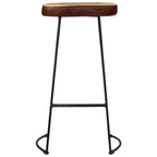 Sgabelli da Bar 2 pz Marrone Scuro 44x37,5x78 cm
