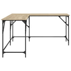 Scrivania Rovere Sonoma 149x149x75 cm in Legno Multistrato