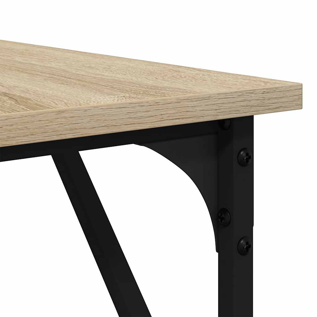 Scrivania Rovere Sonoma 149x149x75 cm in Legno Multistrato