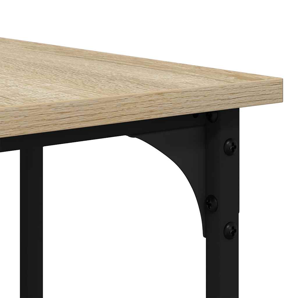 Scrivania Rovere Sonoma 139x139x75 cm in Legno Multistrato