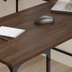 Scrivania Rovere Marrone 139x139x75 cm in Legno Multistrato
