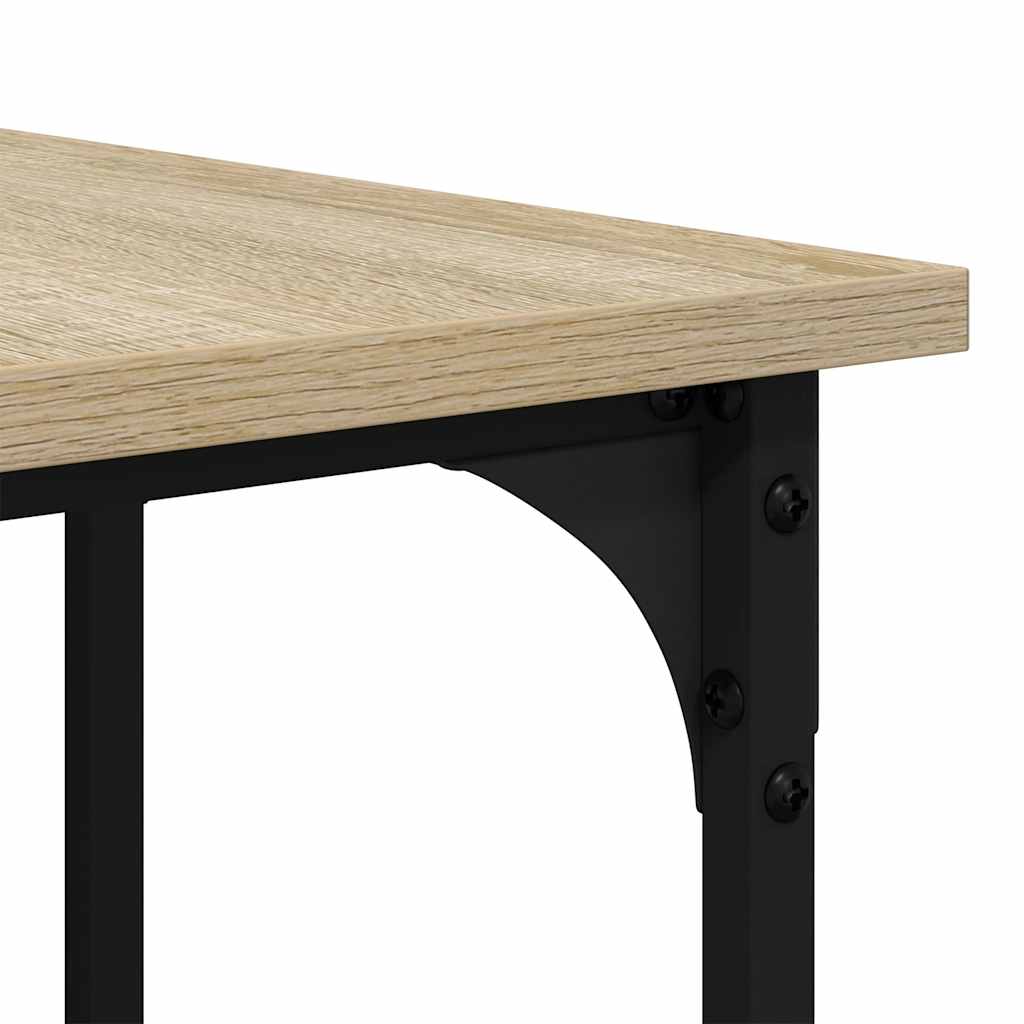 Scrivania Rovere Sonoma 139x139x75 cm in Legno Multistrato