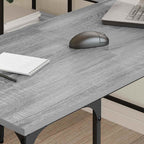 Scrivania Grigio Sonoma 139x139x75 cm in Legno Multistrato