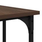 Scrivania Rovere Marrone 139x139x75 cm in Legno Multistrato