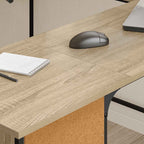 Scrivania Rovere Sonoma 141x141x75 cm in Legno Multistrato
