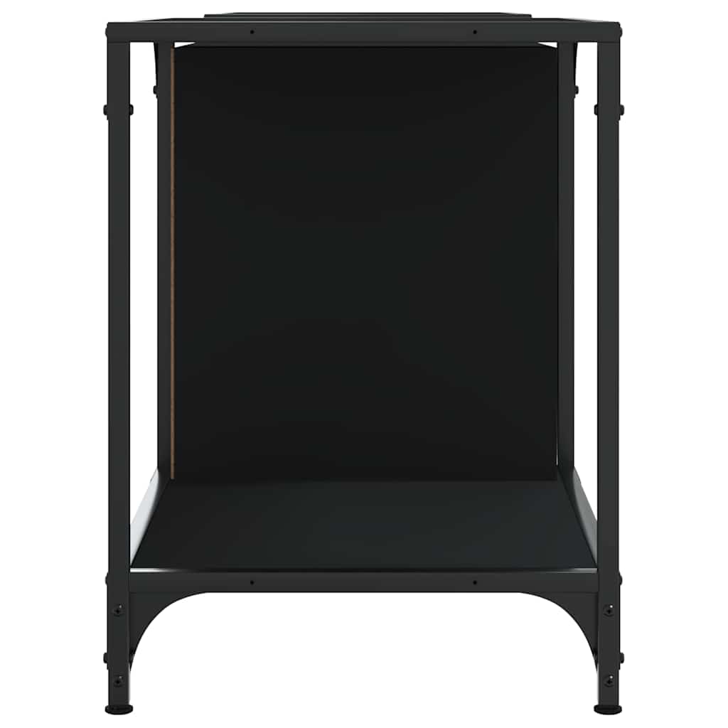 Mobile Porta TV Nero 153x37x50 cm in Legno Multistrato