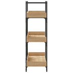 Libreria 3 Ripiani Rovere Sonoma 100x33x108,5 Legno Multistrato