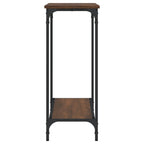 Tavolo Consolle Rovere Marrone 101x30,5x75 cm Legno Multistrato