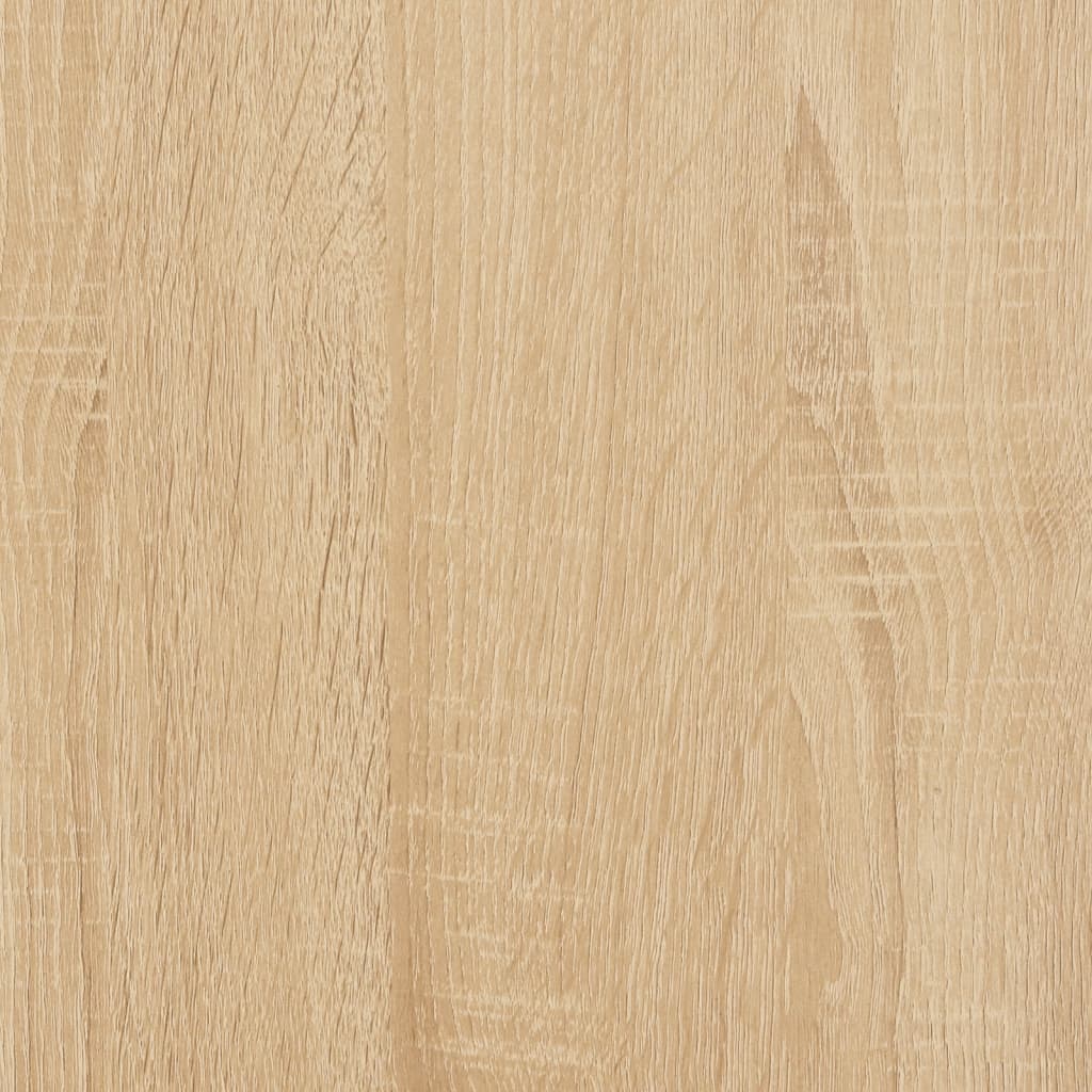 Tavolo Consolle con Ripiano Rovere Sonoma 100x29x75cm Legno Aggregato
