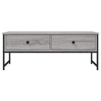 Tavolino Salotto Grigio Sonoma 101x49x39,5 cm Legno Multistrato