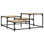 Tavolino Salotto Rovere Sonoma 87,5x87,5x40cm Legno Multistrato