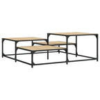 Tavolino Salotto Rovere Sonoma 107x107x40 cm Legno Multistrato
