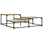 Tavolino Salotto Rovere Sonoma 107x107x40 cm Legno Multistrato