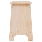 Panca da ingresso 160x28x45 cm in legno massello di pino