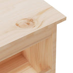 Panca da ingresso 160x28x45 cm in legno massello di pino