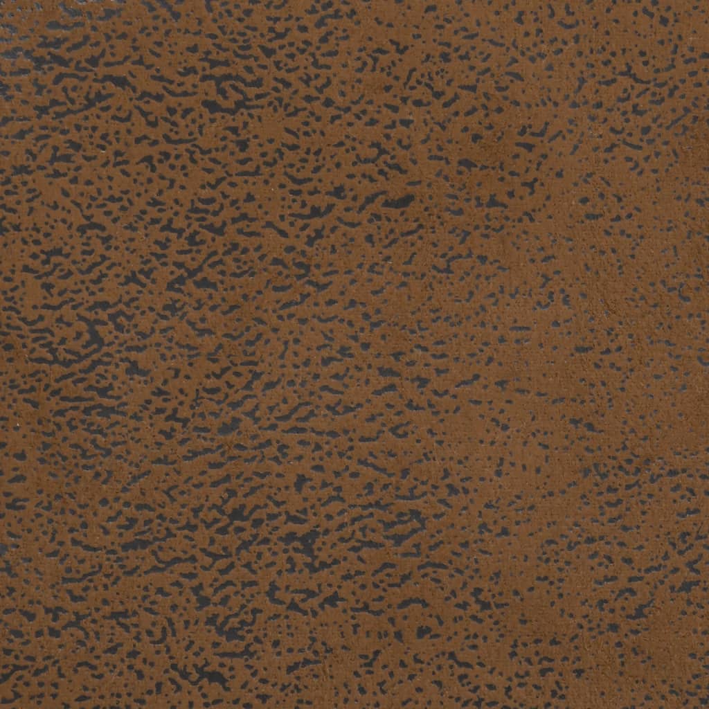 Panca con Schienale Marrone 120x62x75,5 cm in Scamosciato