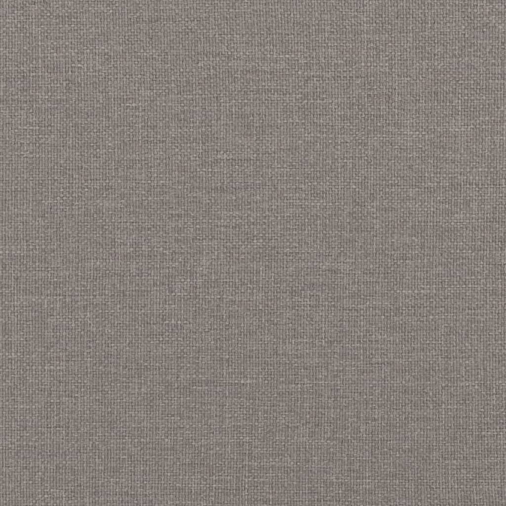 Panca con Cuscini Tortora 113x64,5x75,5 cm in Tessuto
