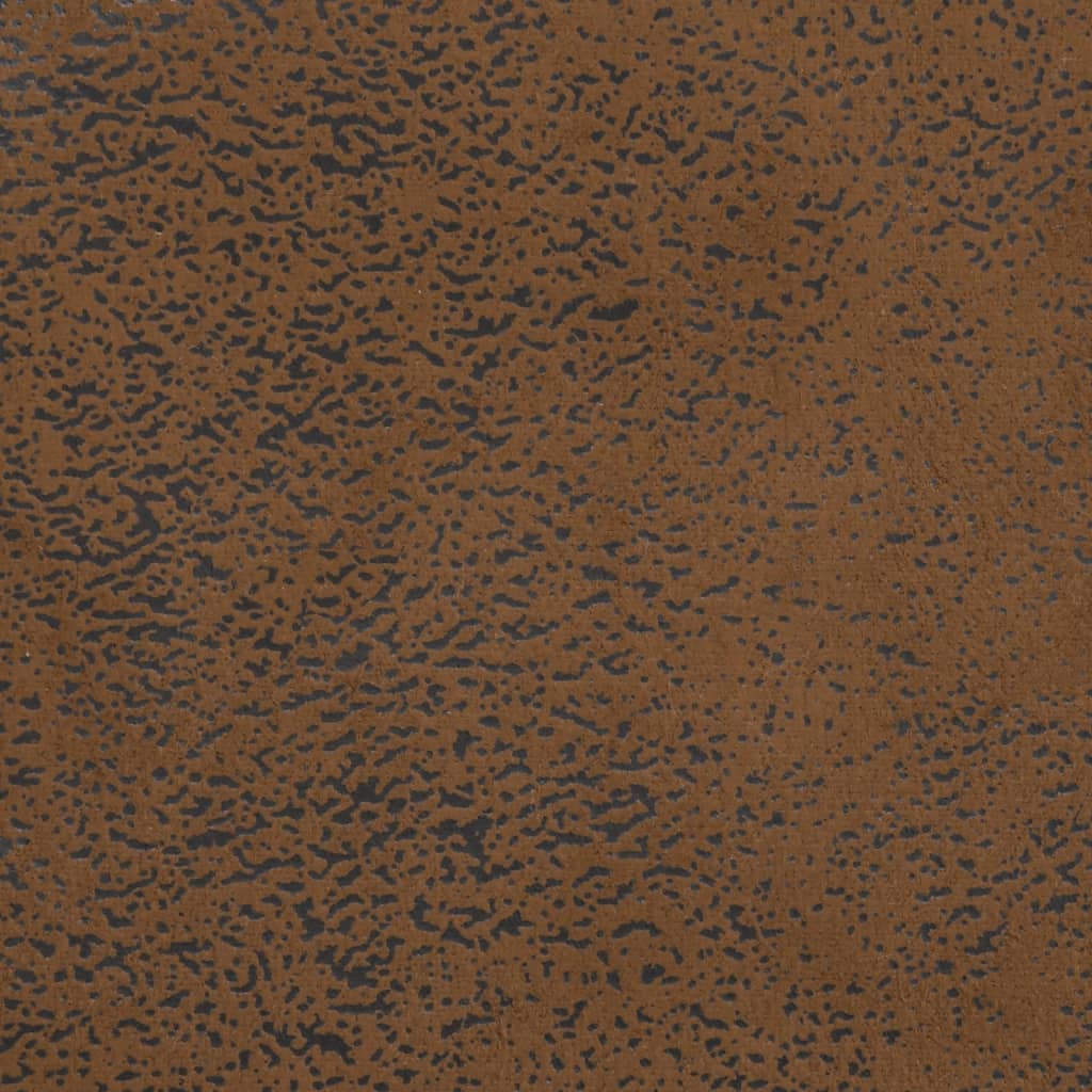 Panca con Cuscini Marrone 113x64,5x75,5 cm in Scamosciato