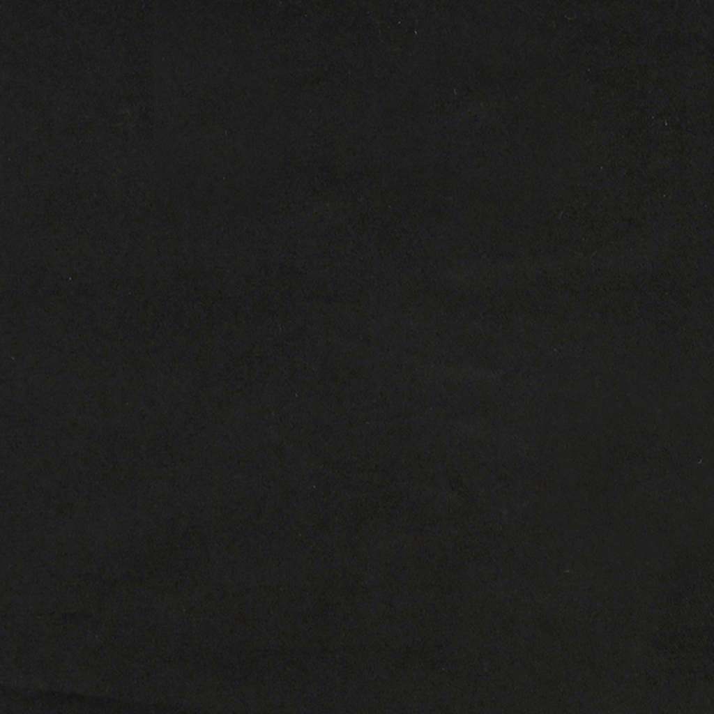 Panca con schienale nera 119,5x64,5x75 cm in velluto