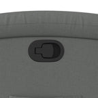 Poltrona reclinabile in tessuto grigio scuro