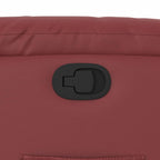 Poltrona Reclinabile Rosso Vino in Similpelle