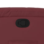 Poltrona Reclinabile Rosso Vino in Similpelle