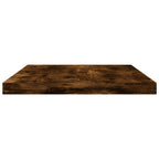 Mensole Parete 4pz Rovere Fumo 40x20x1,5 cm Legno Multistrato