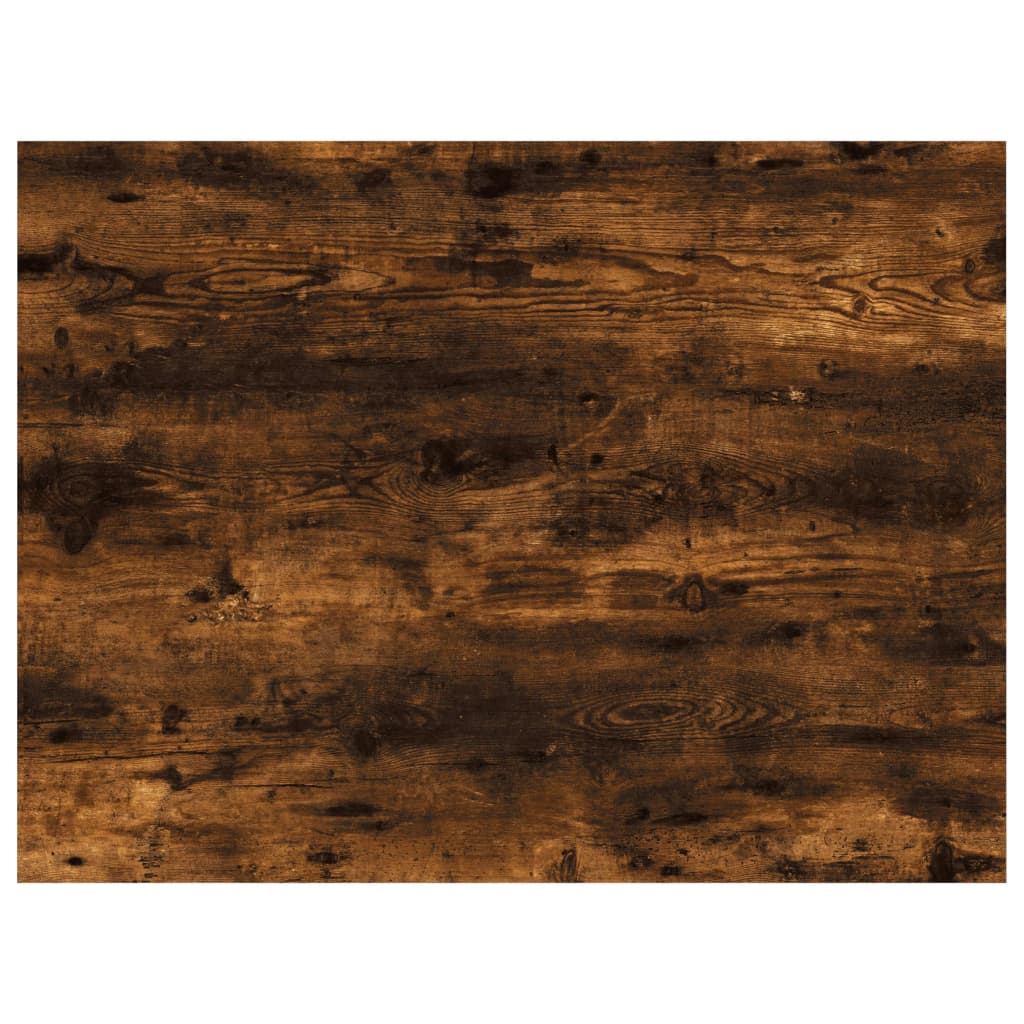 Mensole Parete 4pz Rovere Fumo 40x30x1,5 cm Legno Multistrato