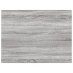 Mensole Parete 4pz Grigio Sonoma 40x30x1,5cm Legno Multistrato