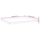 Mensole Parete 4pz Grigio Sonoma 40x30x1,5cm Legno Multistrato