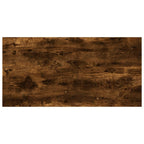 Mensole Parete 4pz Rovere Fumo 60x20x1,5 cm Legno Multistrato