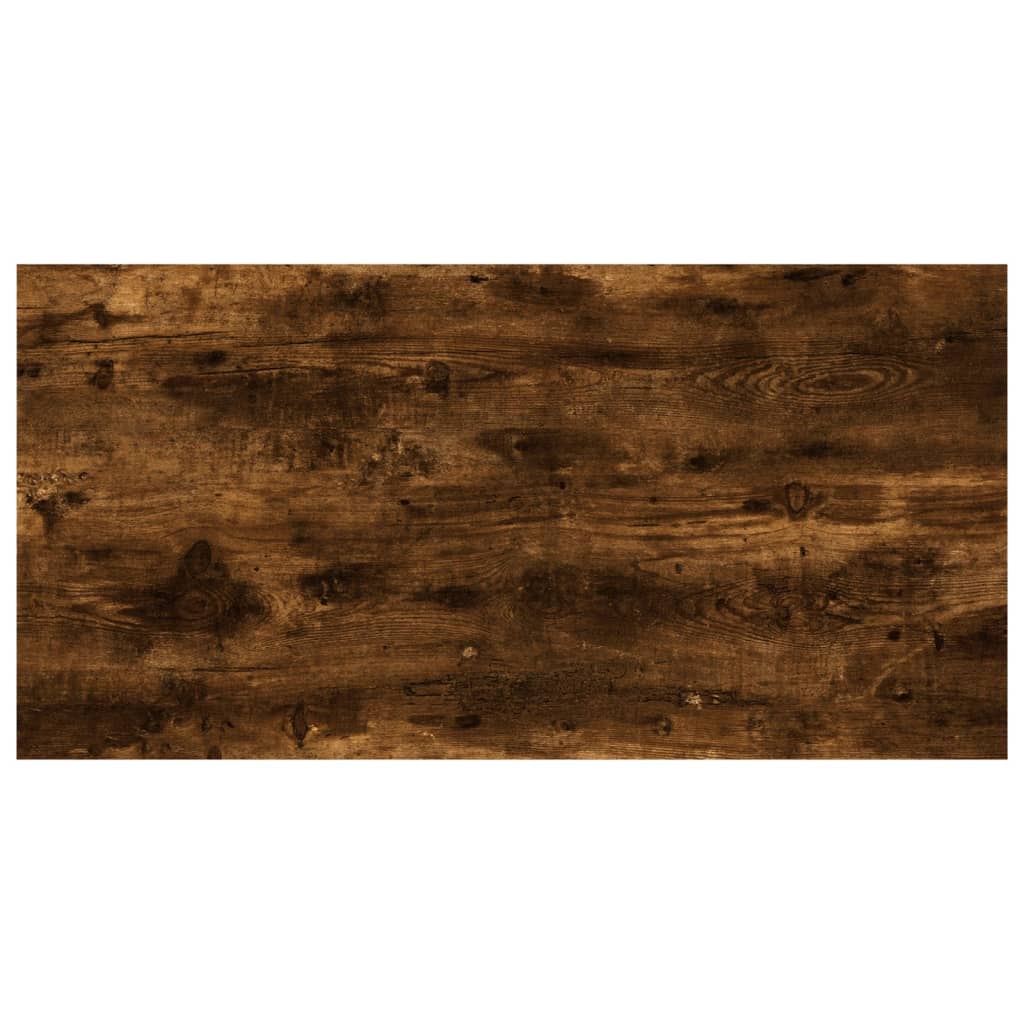 Mensole Parete 4pz Rovere Fumo 60x20x1,5 cm Legno Multistrato