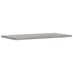 Mensole Parete 4pz Grigio Sonoma 60x20x1,5cm Legno Multistrato